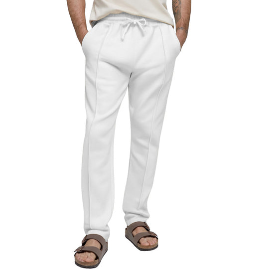 Herren sportliche Freizeithose mit elastischem Bund und seitlichen Eingrifftaschen R&B