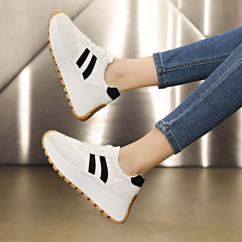 Damen Sportliche Sneakers mit dämpfender Sohle und atmungsaktiver Oberfläche