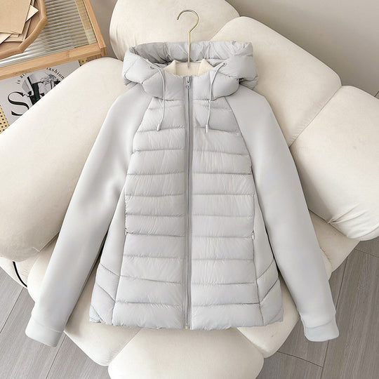 Damen Isolierte Steppjacke mit Kapuze und sportlichem Schnitt R&B