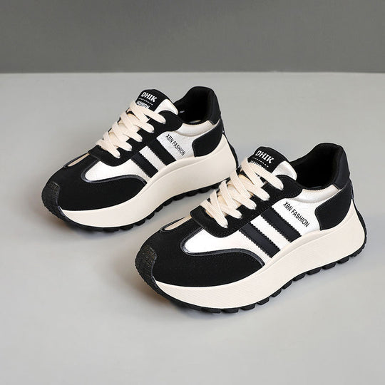 Damen Sportliche Chunky Sneakers mit rutschfester Laufsohle und atmungsaktivem Obermaterial R&B