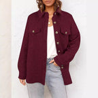 Damen lässige Steppjacke mit aufgesetzten Taschen R&B