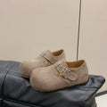 Damen Clogs mit elegantem Schnallenverschluss und weichem Obermaterial R&B