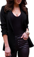 Damen modischer Blazer mit tailliertem Schnitt und schmalen Revers R&B