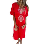 Damen Sommerliches Kleid mit aufwendiger Stickerei R&B
