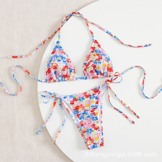 Damen Bikiniset mit buntem Mustermix R&B