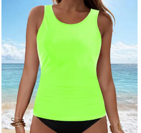 Damen Tankini-Oberteil mit Raffung R&B