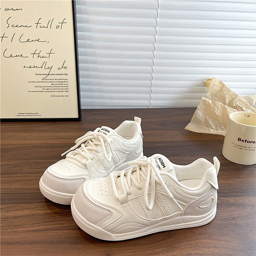 Damen Sportliche Sneaker mit atmungsaktiver Oberflächenstruktur und rutschfester Sohle R&B