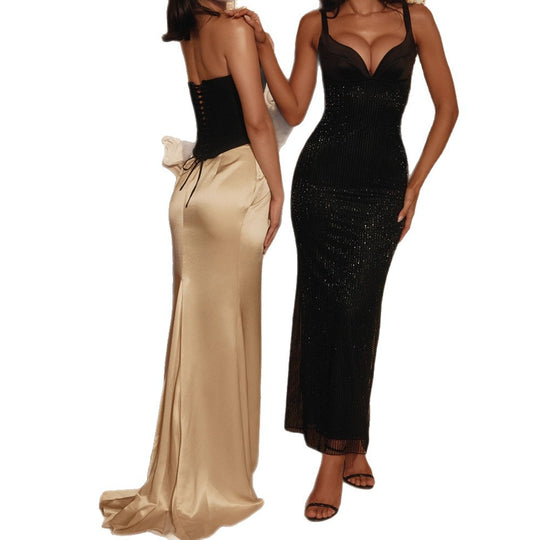 Damen Bandage-Kleid mit tiefem Ausschnitt R&B