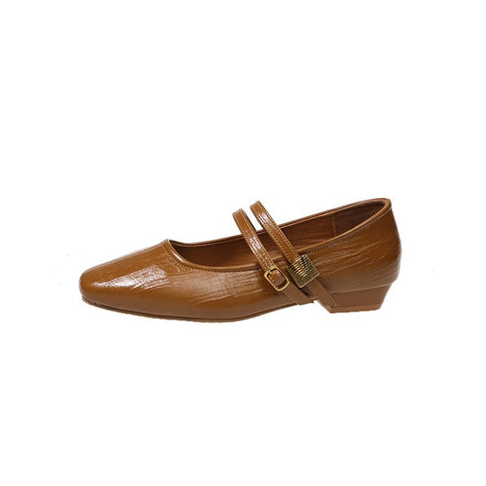 Damen elegante Ballerinas mit verstellbarem Riemen R&B