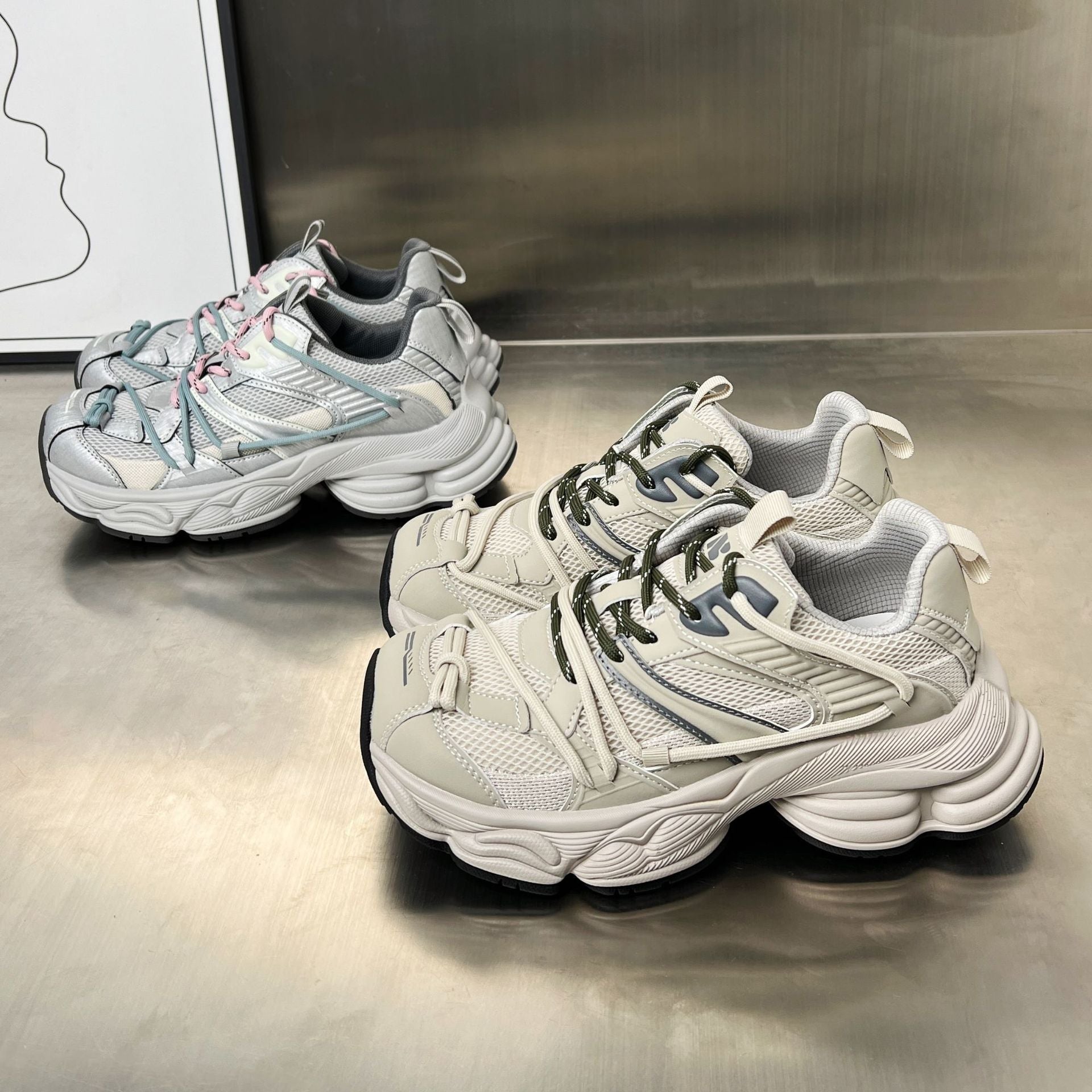 Damen Laufstil Sneakers R&B