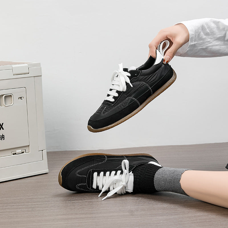 Damen Sportliche Sneakers im klassischen Retro-Stil mit rutschfester Sohle R&B