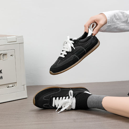 Damen Sportliche Sneakers im klassischen Retro-Stil mit rutschfester Sohle R&B