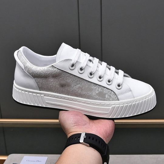 Damen Designer Sneakers mit luxuriösem Obermaterial und rutschfester Sohle R&B