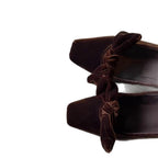 Damen Ballerina-Schuhe mit sanften Rüschen und eleganter Schleifenverzierung