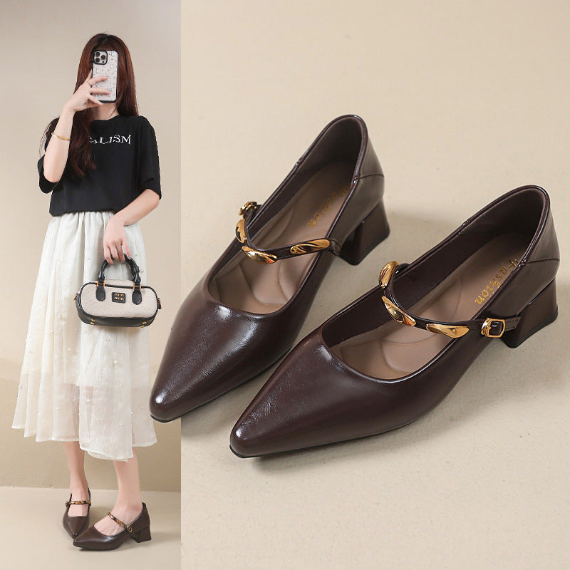 Damen elegante Slingback-Pumps R&B
