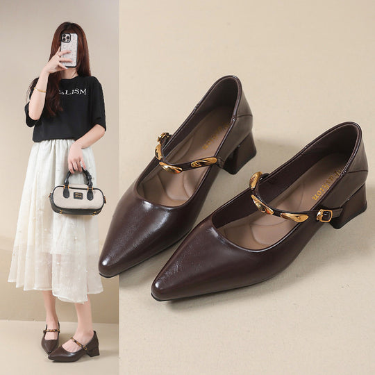 Damen elegante Slingback-Pumps R&B