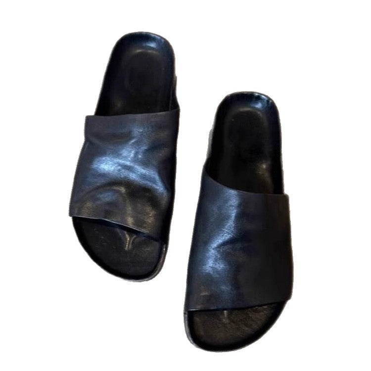 Damen Komfortable Slipper mit geschmeidiger Lederoberfläche und ergonomischem Fußbett R&B