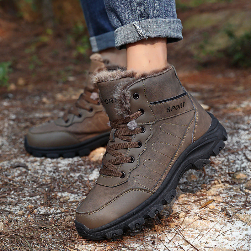 Damen Outdoor-Winterstiefel mit isolierendem Futter und rutschfester Sohle