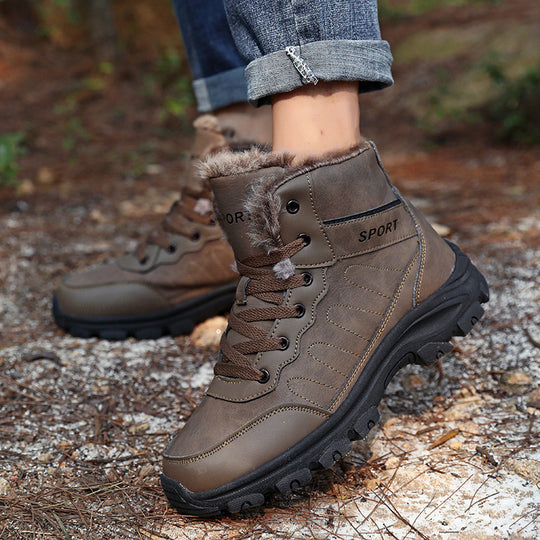 Damen Outdoor-Winterstiefel mit isolierendem Futter und rutschfester Sohle R&B