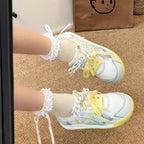 Damen Trendige Sneakers mit atmungsaktiver Mesh-Oberfläche und komfortabler Dämpfung R&B