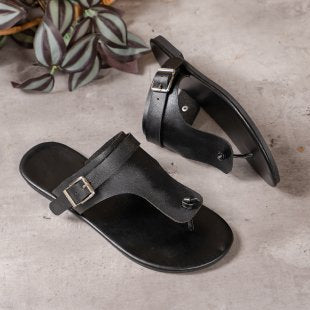 Damen Riemchen-Sandalen mit eleganter Schnallenverzierung R&B