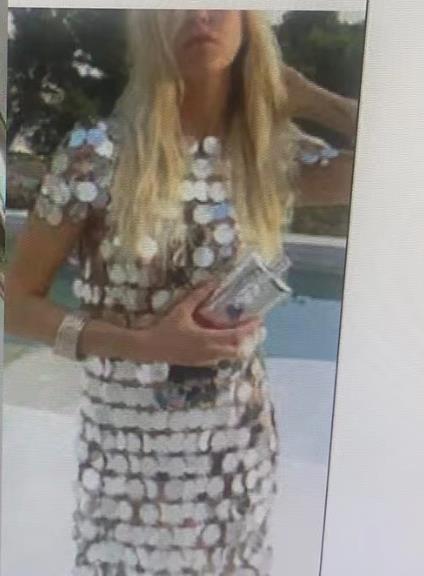 Damen Glitzerndes Abendkleid mit Paillettenbesatz und figurbetontem Schnitt R&B