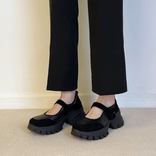 Damen Sneakers mit verstellbarem Klettverschluss und rutschfester Sohle R&B