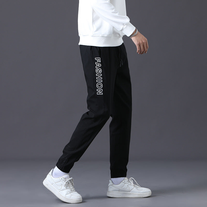 Herren modische Jogginghose mit elastischem Bund und seitlichen Taschen