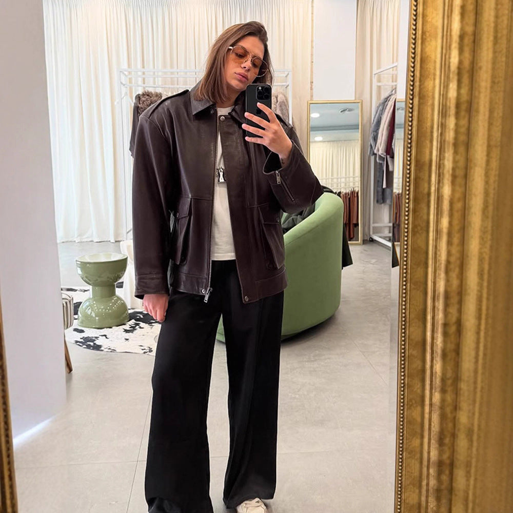 Damen stylische jacke mit praktischen Taschen und modernem Schnitt R&B