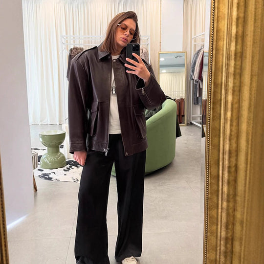 Damen stylische jacke mit praktischen Taschen und modernem Schnitt R&B