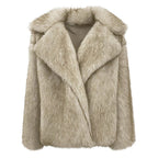 Damen Kunstpelz-Jacke