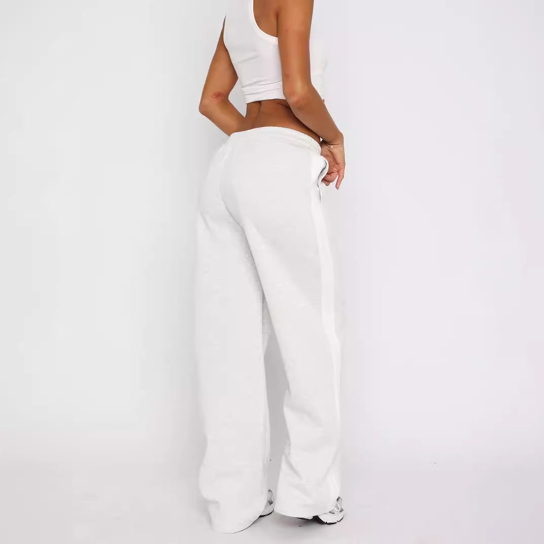 Damen Lässige Freizeithose mit seitlichen Streifen R&B