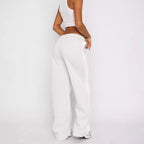 Damen Lässige Freizeithose mit seitlichen Streifen