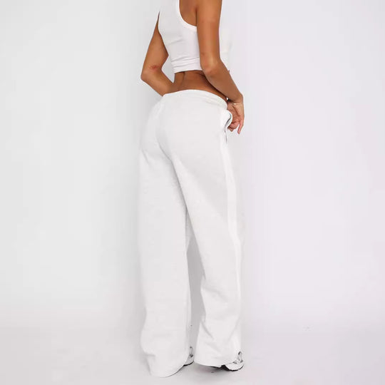 Damen Lässige Freizeithose mit seitlichen Streifen R&B