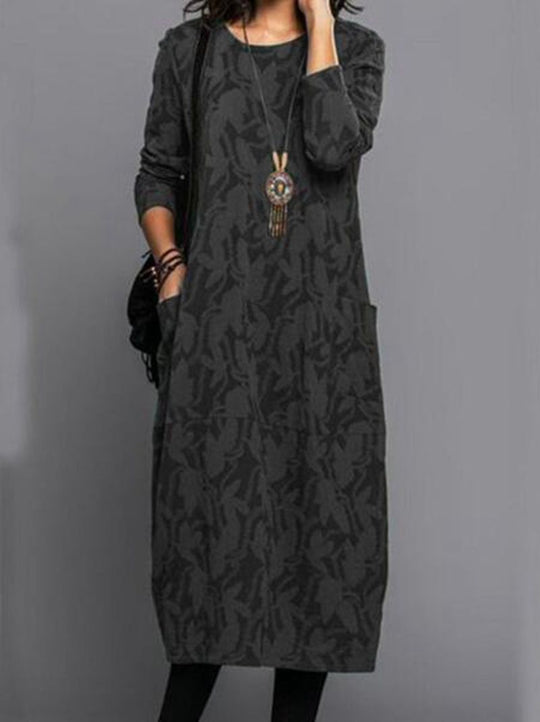 Damen Longsleeve Kleid im eleganten Layering-Stil Heidi-Mode