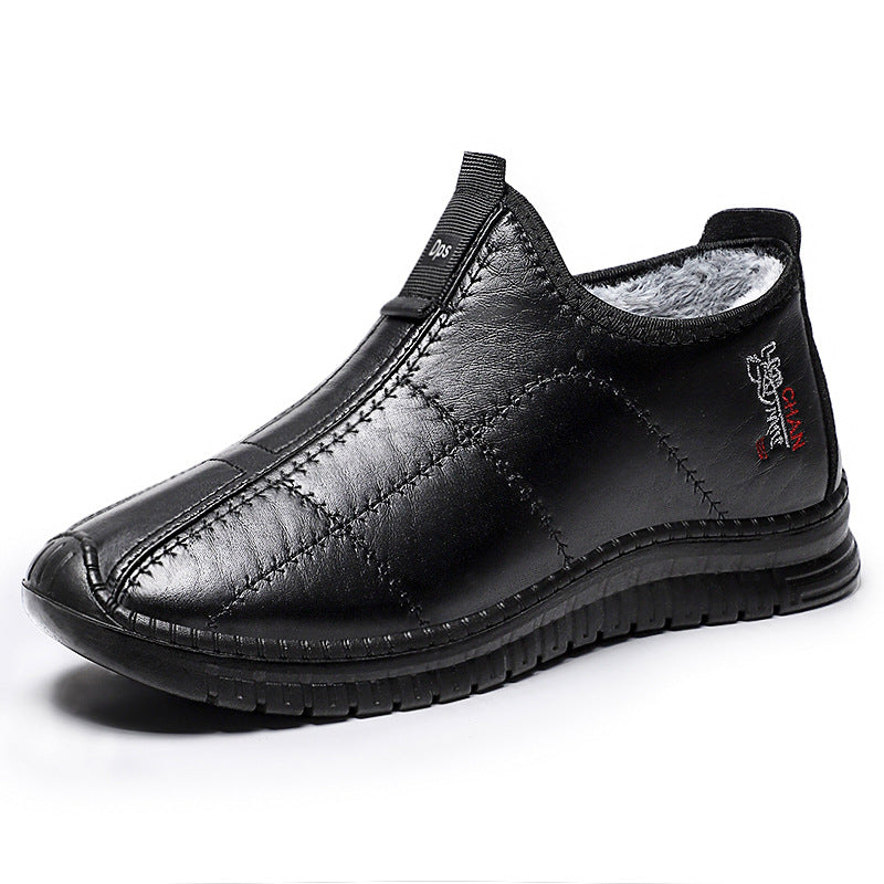 Damen Bequeme und warme Halbschuhe mit Kunstfellfutter R&B