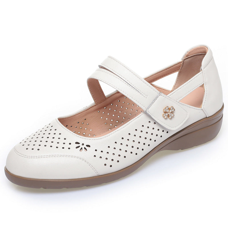 Damen Komfortable Ballerinas mit atmungsaktivem Design und praktischem Riemen R&B