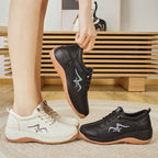 Damen modische Komfort-Sneaker mit orthopädischer Unterstützung und rutschfester Sohle R&B