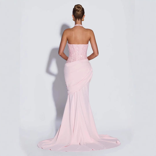 Damen Glänzendes Abendkleid mit figurbetontem Schnitt und schimmernden Pailletten R&B