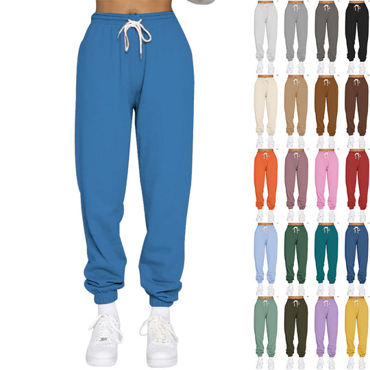 Damen Komfortable Jogginghose mit verstellbarem Bund und elastischen Bündchen R&B