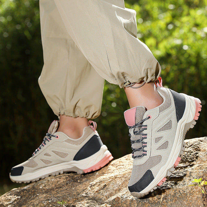 Damen Wander- und Freizeitschuhe mit rutschfester Profilsohle