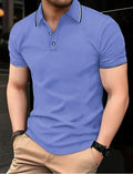 Herren Poloshirt mit modernem Kragen und sportlichem Schnitt