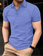 Herren Poloshirt mit modernem Kragen und sportlichem Schnitt