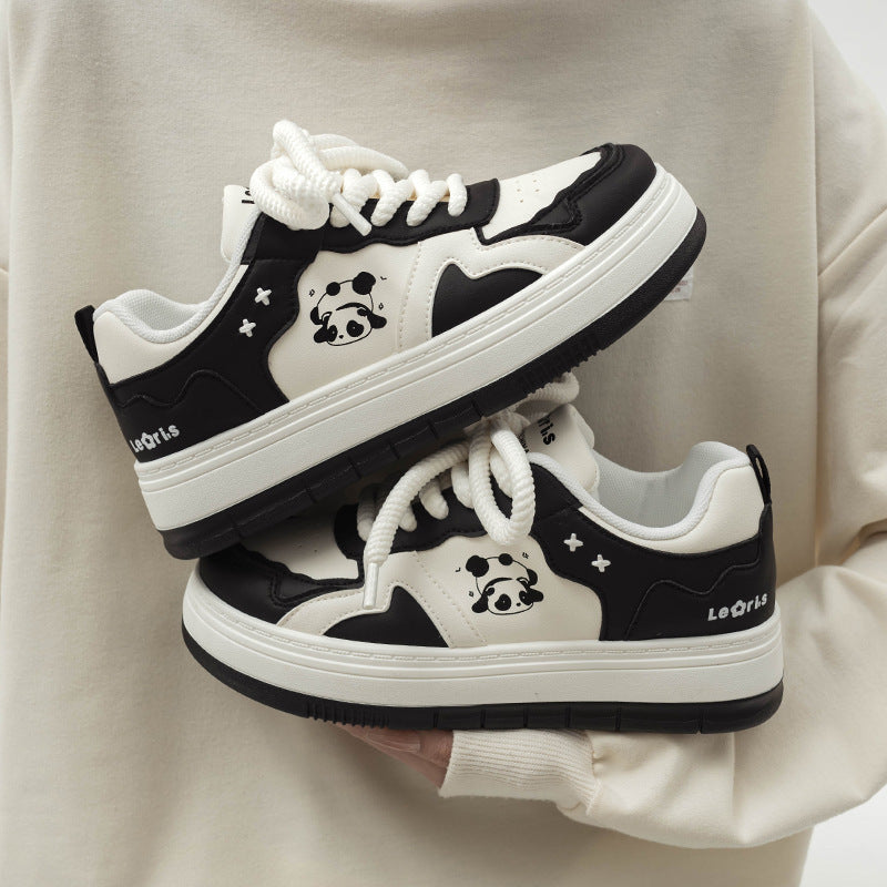 Damen Sportliche Sneaker mit niedlichem Tier-Motiv R&B