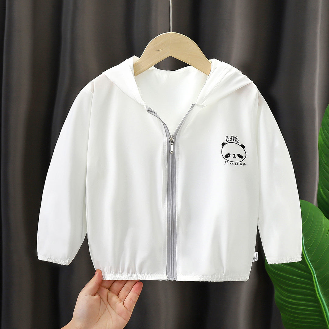 Unisex nan leichte Kapuzenjacke für Kleinkinder mit Reißverschluss und elastischen Bündchen R&B