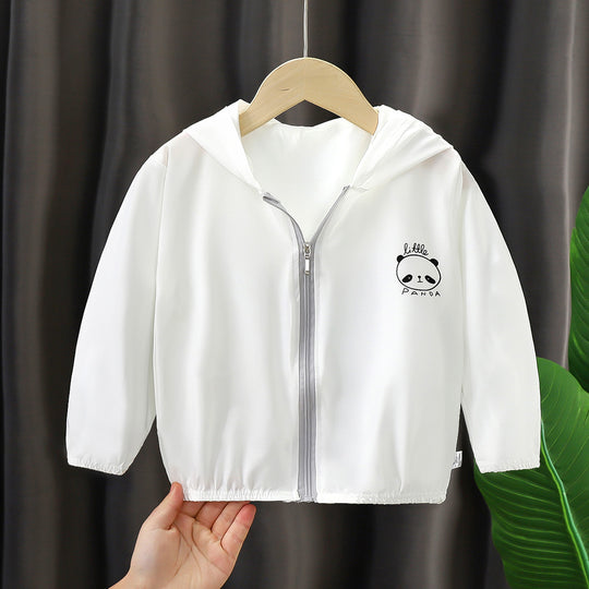 Unisex nan leichte Kapuzenjacke für Kleinkinder mit Reißverschluss und elastischen Bündchen R&B