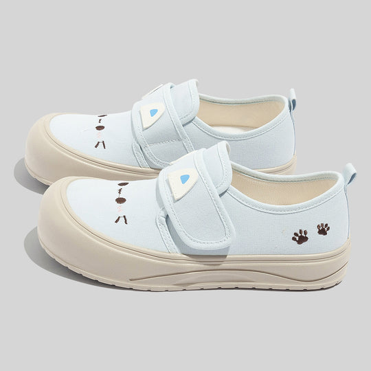 Damen Freizeitschuhe mit praktischer Klettverschlusstechnik und tierischem Motiv R&B