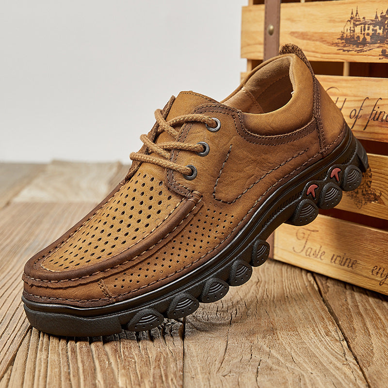 Herren Komfortable Schnürschuhe mit luftdurchlässigem Obermaterial