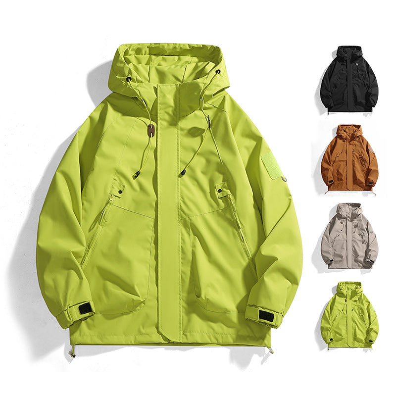 Damen Outdoor-Jacke mit verstellbarer Kapuze und atmungsaktiven Einsätzen R&B