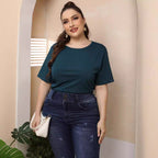 Damen modisches Basic T-Shirt R&B